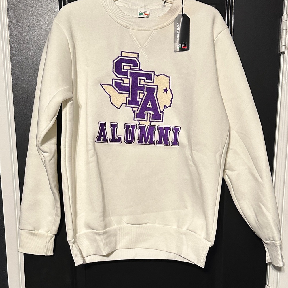 White SFA Alumni Sweater